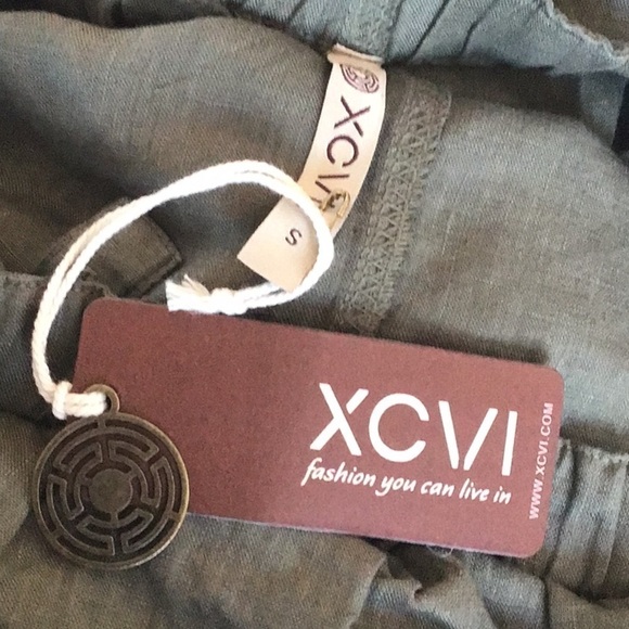 XCVI Cleon Flounce  100% linen Jumpsuit size small NWT - Picture 12 of 14